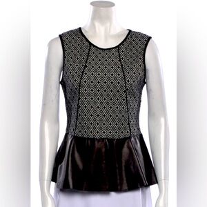 Parker Printed Scoop Neck Top